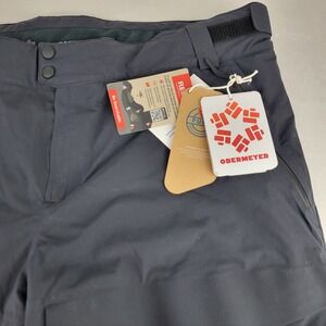 Obermeyer Men's 2XL Ski Snowboard Pants Black RECCO Prizma Technology Waterproof